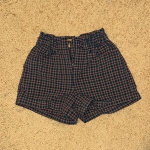 American Eagle plaid shorts